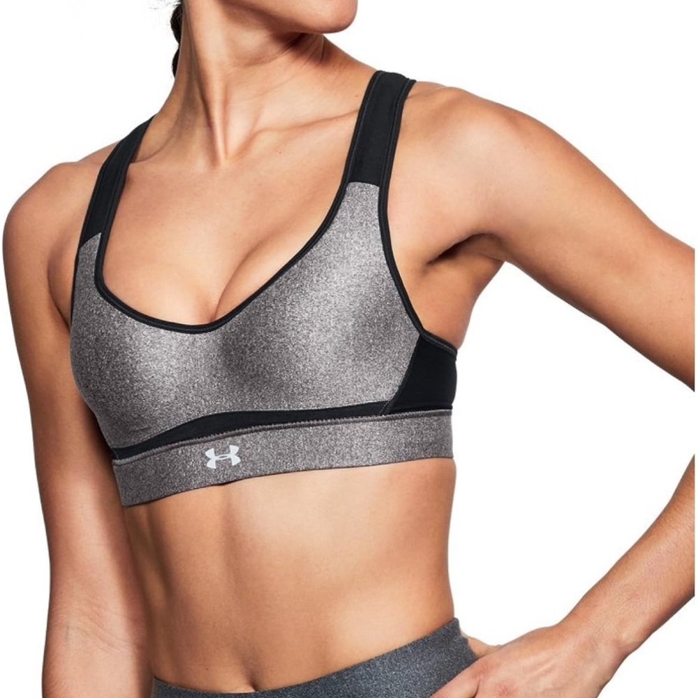 Under Armour Women's Warp Knit High Impact Heather Bra